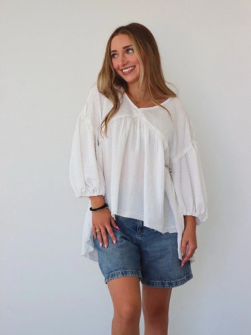 Lash Next Door Lightweight Blouse - Women Tops
